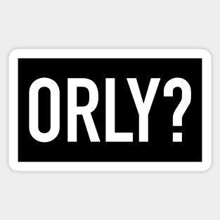 Orly? Sticker